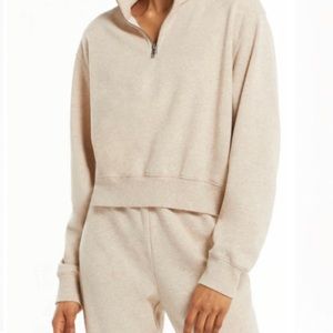 Z Supply Half Zip Sweatshirt - XS